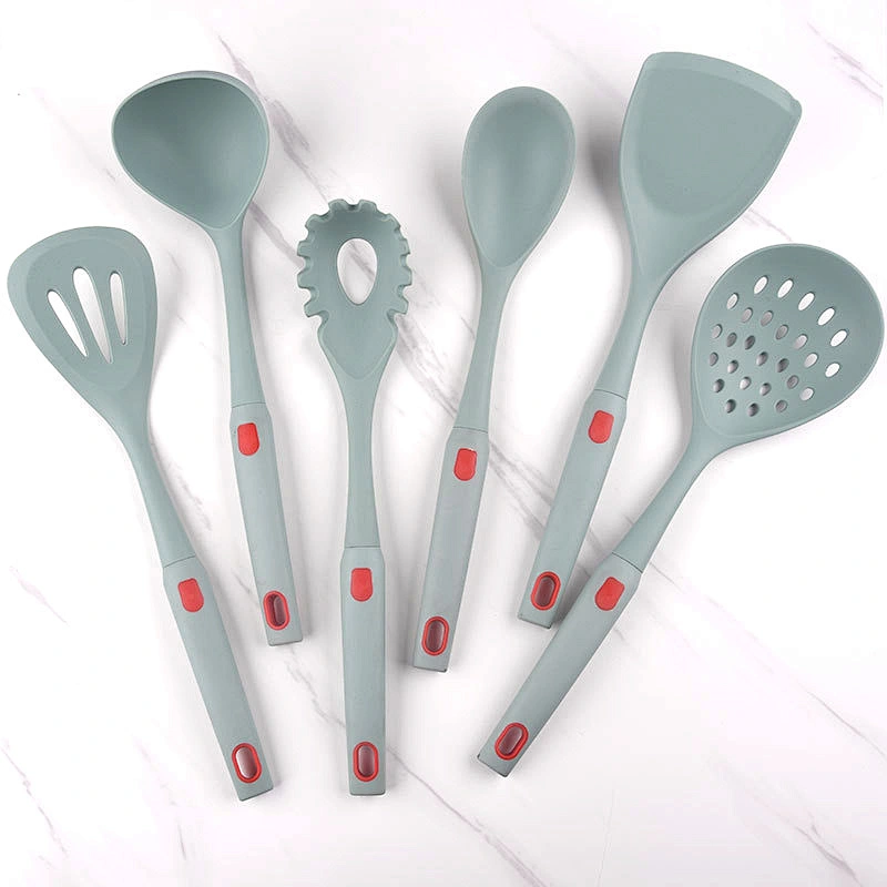 Complete Kitchen Utensil Set 6 Piece Non-Stick Cooking Silicone Kitchenware Kit kitchen utensils